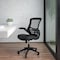 Flash Furniture Black Mesh Swivel Ergonomic Task Chairs, 5PK 5-BL-X-5M-BK-GG - alternate 1